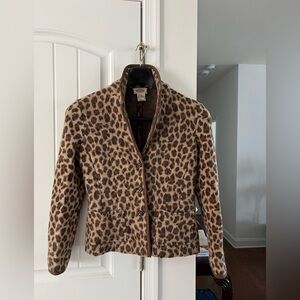 Talbots Leopard Print Women's Jacket